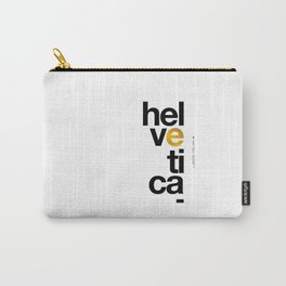 Helvetica Typoster #1 Carry-All Pouch
