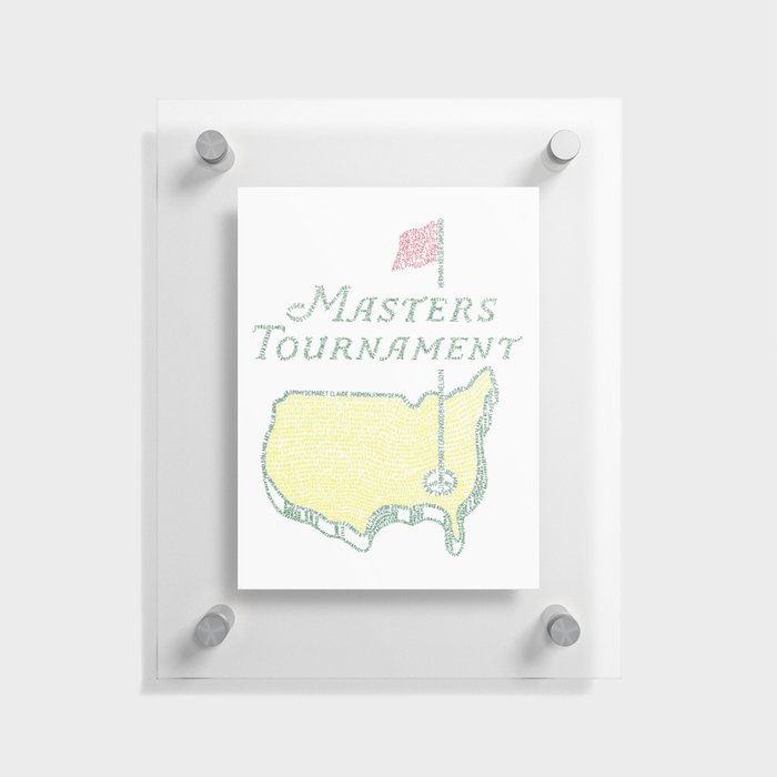 Masters Tournament Floating Acrylic Print