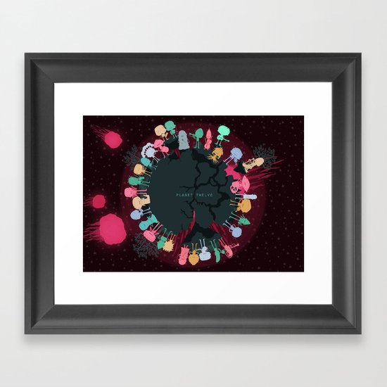 Planet Twelve Framed Art Print