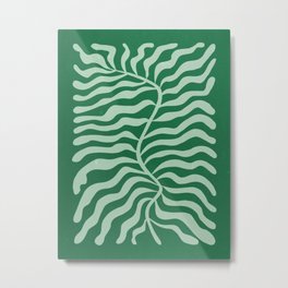 Fun Sage: Matisse Edition Metal Print | Wild, Nature, Shapes, Botanical, Abstract, Spring, Pop, Fern, Sage, Art 