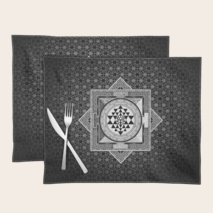 Mandala Sri Yantra Spiritual Zen Indian Bohemian Yoga Mantra Meditation