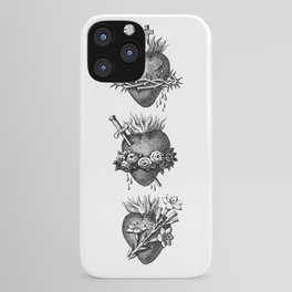 Sacred Hearts of the Holy Family iPhone Case
