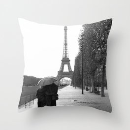 Paris Amour Throw Pillow