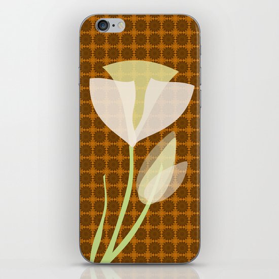 Modern Poppy Flower iPhone & iPod Skin