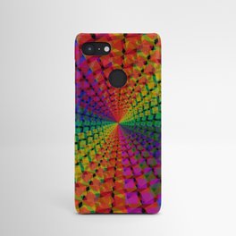 Colorful mosaic pattern design artwork- colorful christmas gifts- pixel art Android Case