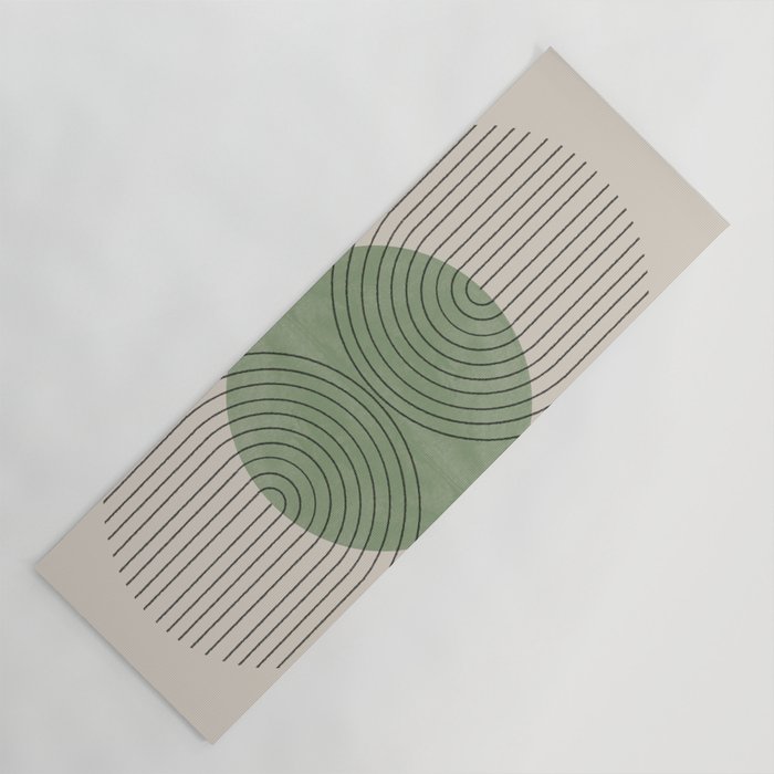Perfect Touch Green Yoga Mat
