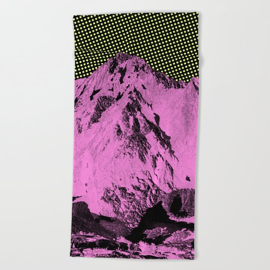 Not a single cloud in the sky Beach Towel
