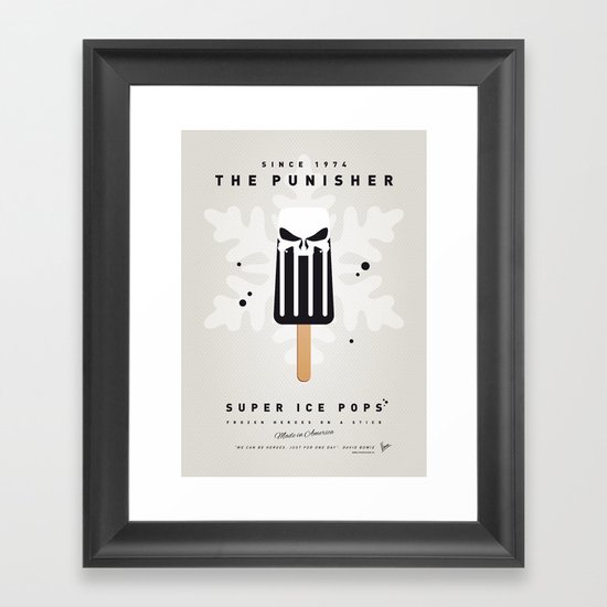 My SUPER ICE POP- No14 Framed Art Print