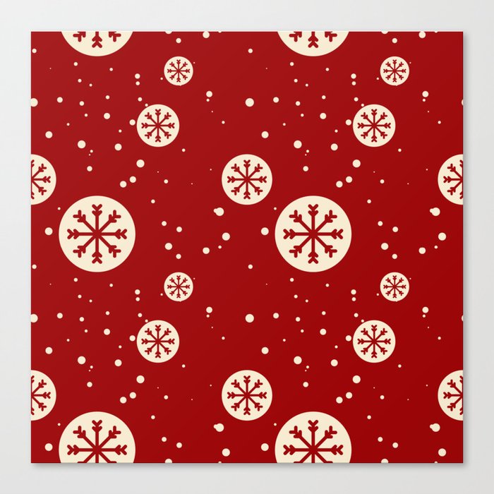 Christmas Pattern Canvas Print