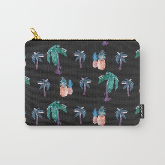 Tropical at Night Carry-All Pouch
