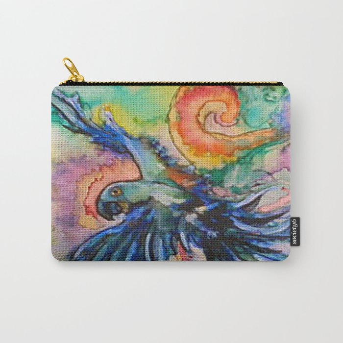 Happy Parrot Carry-All Pouch
