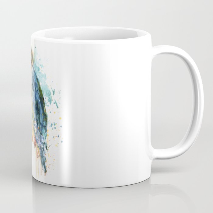 Kingfisher Bird Watercolor Painting Coffee Mug