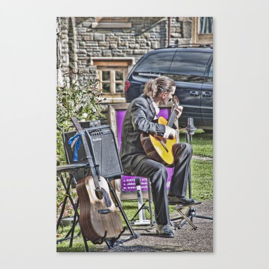 While My Guitar Gently Weeps 2 Canvas Print