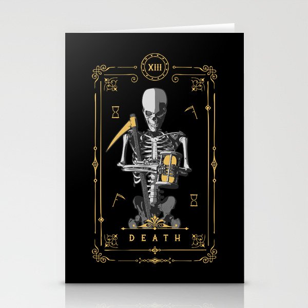 Death XIII Tarot Card Stationery Cards