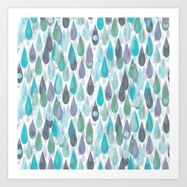 Let it Rain II Art Print