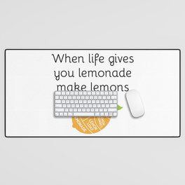 Lemon Lemon Desk Mat