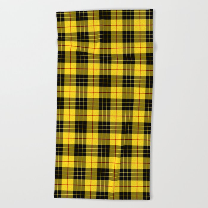 Clan MacLeod Tartan Beach Towel