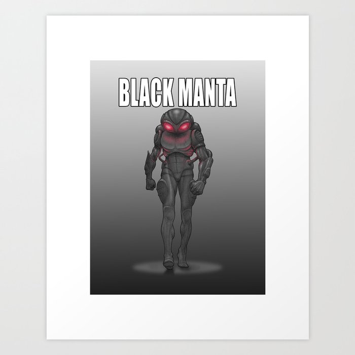 Black Manta Art Print