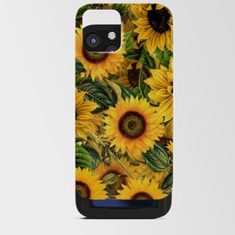 Vintage & Shabby Chic - Noon Sunflowers Garden iPhone Card Case