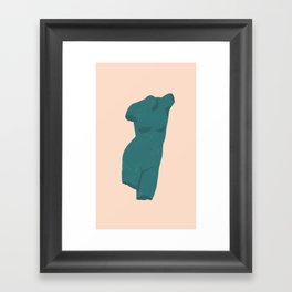 green goddess  Framed Art Print