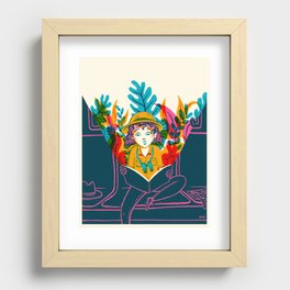 Books are Magic Recessed Framed Print