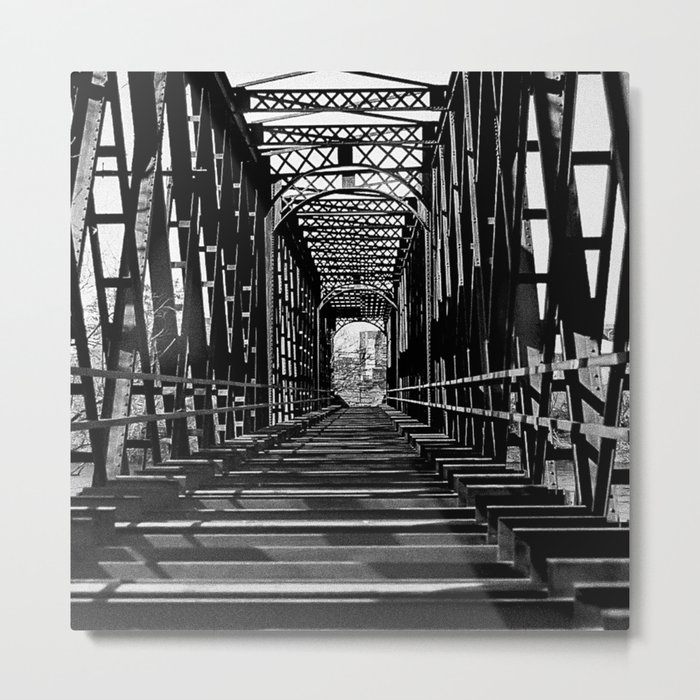 Railroad Bridge Metal Print