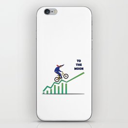 To The Moon | Crypto Hype iPhone Skin