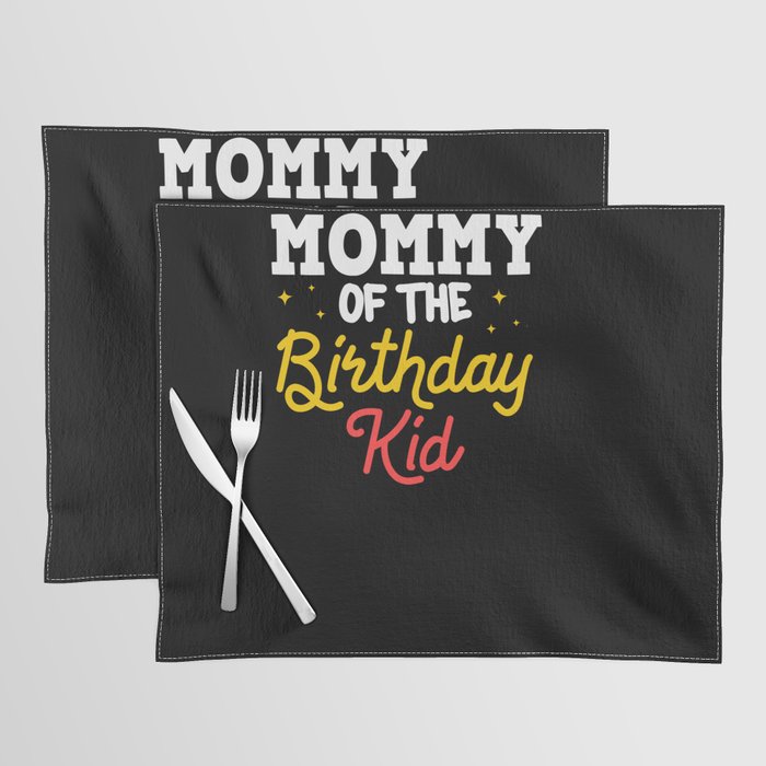 Circus Birthday Party Mom Theme Cake Ringmaster Placemat