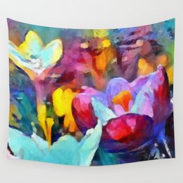 Bathing in the Sun Wall Tapestry