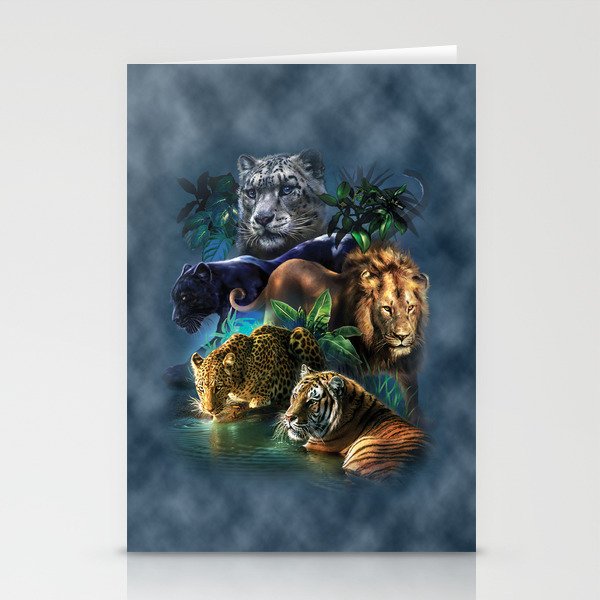The Mountain Big Cats Stationery Cards
