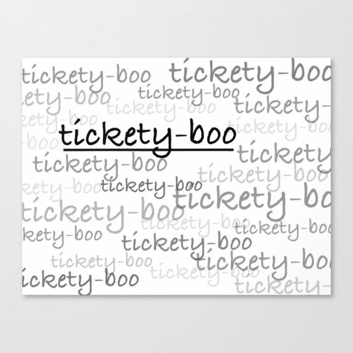 Call the Midwife - Tickety-boo Canvas Print