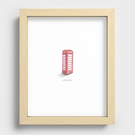 Phone booth - Hampstead project Recessed Framed Print