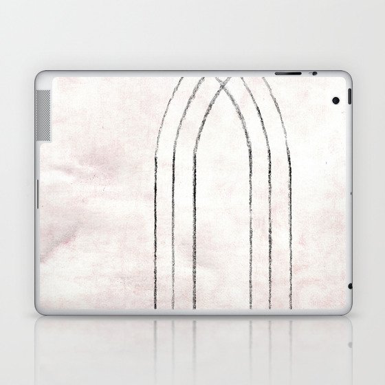 Abstract landscape and rainbows Laptop & iPad Skin