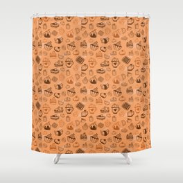 Pastries and other delicacies Shower Curtain