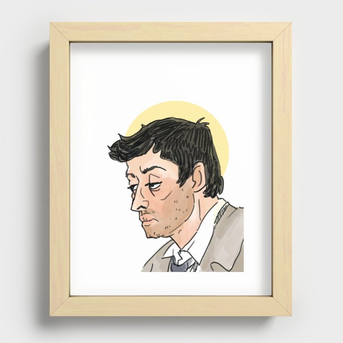 Castiel Portrait Recessed Framed Print