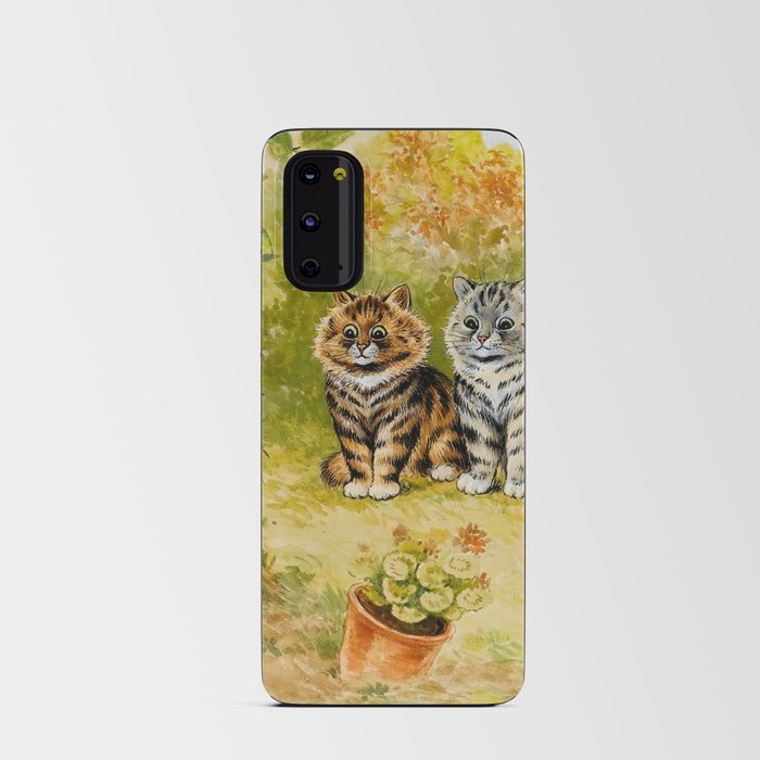 Watch the Birdy by Louis Wain Android Card Case