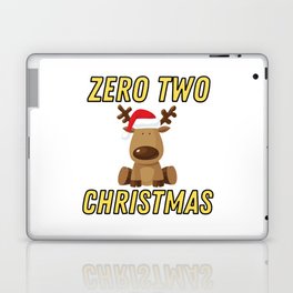Zero Two Christmas Reindeer - Ugly Sweater Merry Xmas Laptop Skin