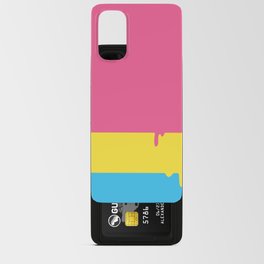 Pansexual Pride LGBTQ Flag Melting Android Card Case
