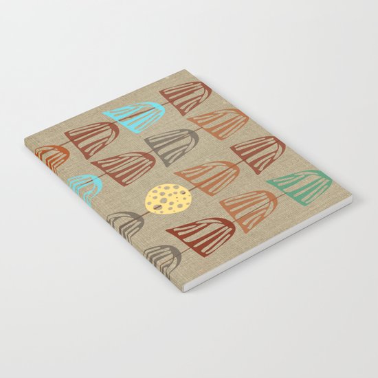 Pods and Seeds 2 on Linen Notebook
