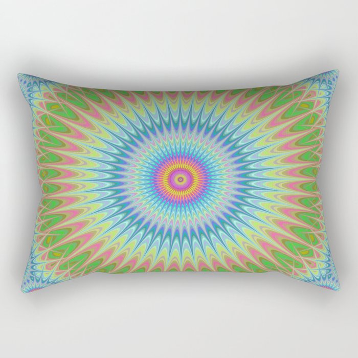 Starry mandala Rectangular Pillow