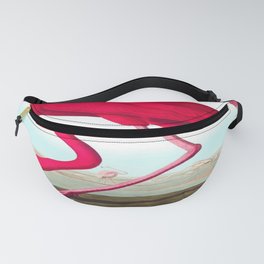 American Flamingo by John James Audubon Fanny Pack