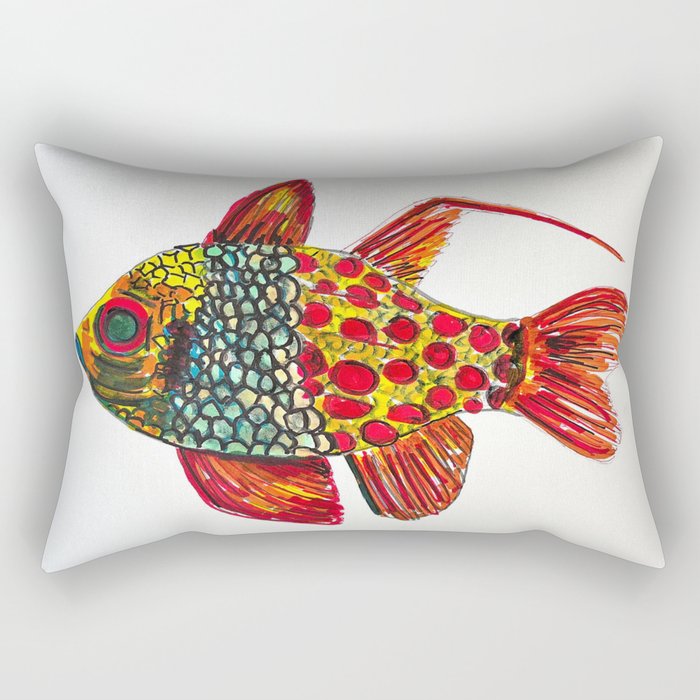 Pajama cardinalfish Rectangular Pillow