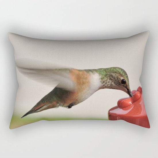 Dropping in for Lunch Rectangular Pillow