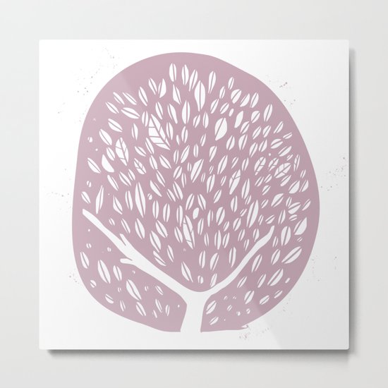 Tree of life - lilac Metal Print