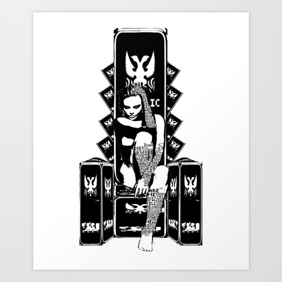 QU33N Art Print