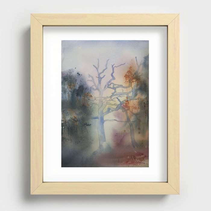 The Lightening Tree Recessed Framed Print