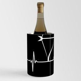Archery Heartbeat Pulse Bow And Arrow Wine Chiller