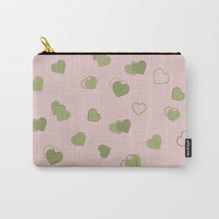 Lovely Hearts Pattern Carry-All Pouch