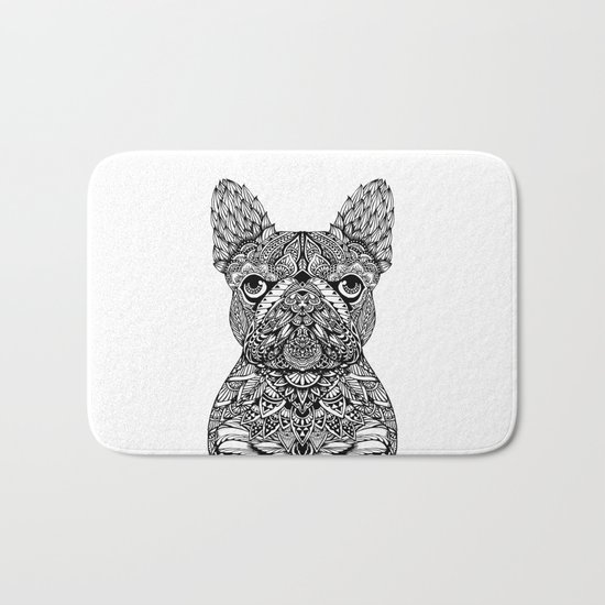Mandala Frenchie Bath Mat