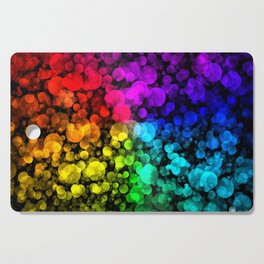 Rainbow Bubbles Cutting Board